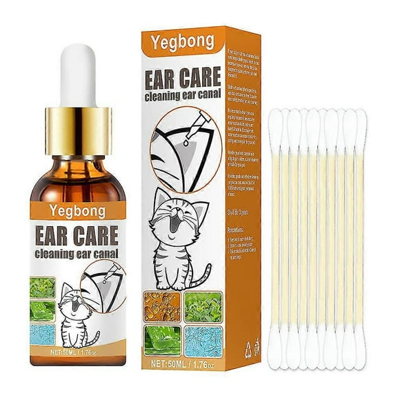 Ear Cleaner For Cats And Dogs, Cat And Dog Ear Cleaner, Anti-itching, Nodding, Mites And Impurities