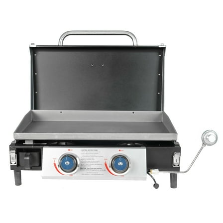 Open Box Razor Griddle GGT2131M 25 Inch Portable 2 Burner Gas Grill, Steel