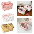 thumbnail image 2 of Trendy Cotton Makeup Bag For Women With Ample Space Cosmetic Pouches For Travel Essential And Outdoor Activities, 2 of 9