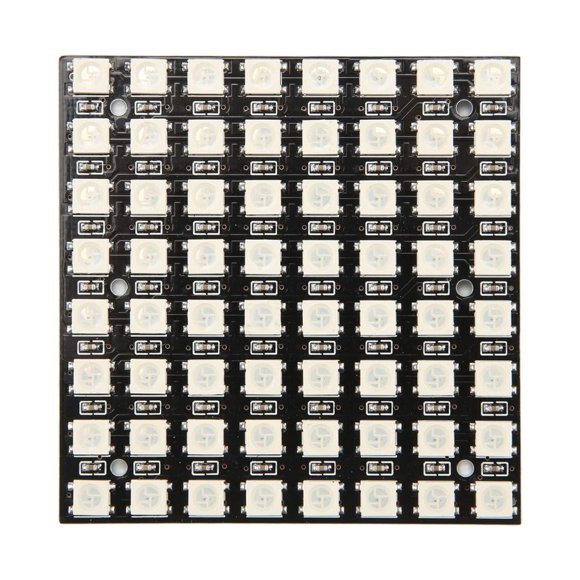 Panel de Luz LED RGB 5050 8 X con Matriz WS2812B 64 Bits y Color Completo