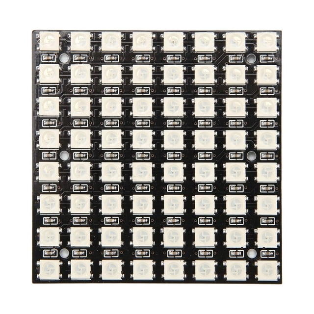 Panel de Luz LED RGB 5050 8 X con Matriz WS2812B 64 Bits y Color Completo