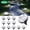 5M/16.4FT, variant on BLITZWILL Solar Ground Lights Outdoor, 12 Pack Bright LED Solar Pathway Lights Waterproof for Landscape Decoration, Deck Lighting for Garden Walkway Driveway (Cool White)