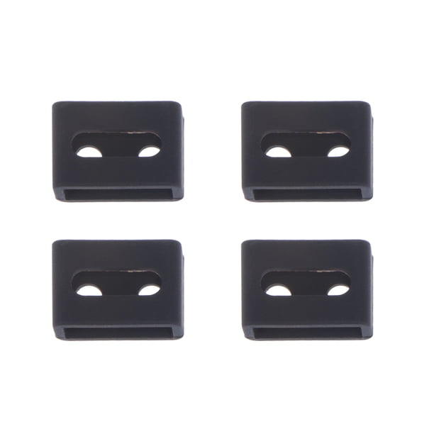 4 Uds. Anillo de silicona de repuesto para correa de reloj, anillo de silicona para relojes de pulsera (negro, 16mm)