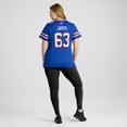thumbnail image 7 of Women's Nike Kevin Jarvis  Royal Buffalo Bills Team Game Jersey, 7 of 7