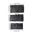 thumbnail image 3 of Makeup Brush Rolling Case Holder - Portable Cosmetic Bag Organizer, Travel-Friendly, Available in 12/18/24 Slots, Durable Leather Material, Protects Makeup Brushes, Easy to Carry Makeup Organizers, 3 of 5