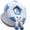Blue, variant on AOOOWER Kids Soccer Design Sleeping Pillow Breathable Fabric Backrest Cushion For School Office Napping Travel Car Seat Rest
