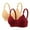 Multicolor-04, variant on HADST Plus Size Women's Push-Up Bralette 2-Pack Wireless Breathable Bra S-XXL Value Bundle Nylon,Spandex