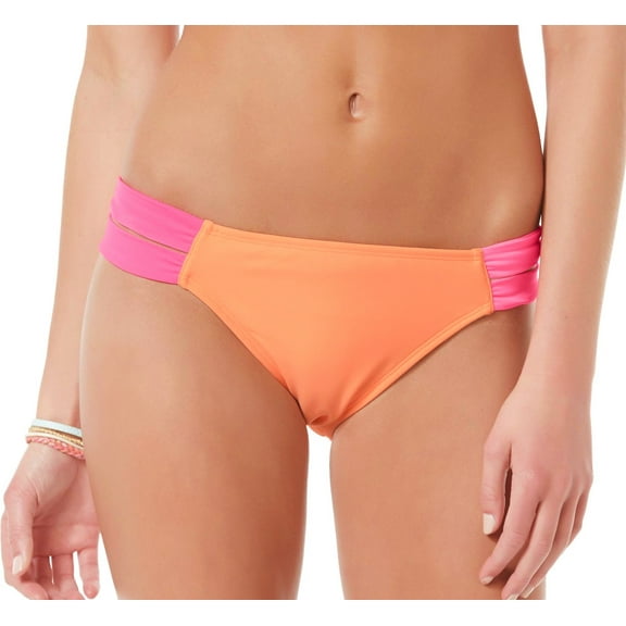 Bongo Neon Sherbet Double Strap Bikini Bottoms Swimwear Medium