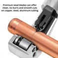 thumbnail image 3 of Heavy Duty Mini Tubing Cutter 1/8 to 1-1/8 Inch for Pipe Copper PVC Thin Stainless Steel Tube, 3 of 5