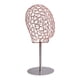 thumbnail image 3 of Expositor de pelucas, soporte para cabeza, sombreros, peluquero, estilista principiante, maniquí hueco Rosa, 3 of 9