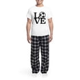 thumbnail image 5 of CafePress - Love Soccer Men's Light Pajamas - Men's Light Loose Fit Cotton Pajama Set, 5 of 7