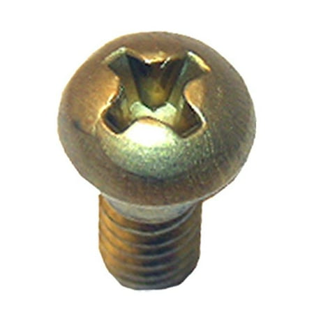 

XS-555P 0.38 in. x 8-32 S-8 Brass Faucet Bibb Screw - Pack Of 10