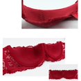 thumbnail image 6 of Lace Bras for Women Lightweight Comfortable Breathable Anti Sagging Underwire Push Up Balconette Bra Cute Bralette, 6 of 7