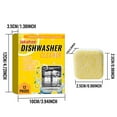 thumbnail image 5 of Momihoom Finish Dishwasher Cleaner Tablets, 12 count, Hygienically Cleans Hidden Grease, Use in Normal Cycle, Lemon Scented, 5 of 9