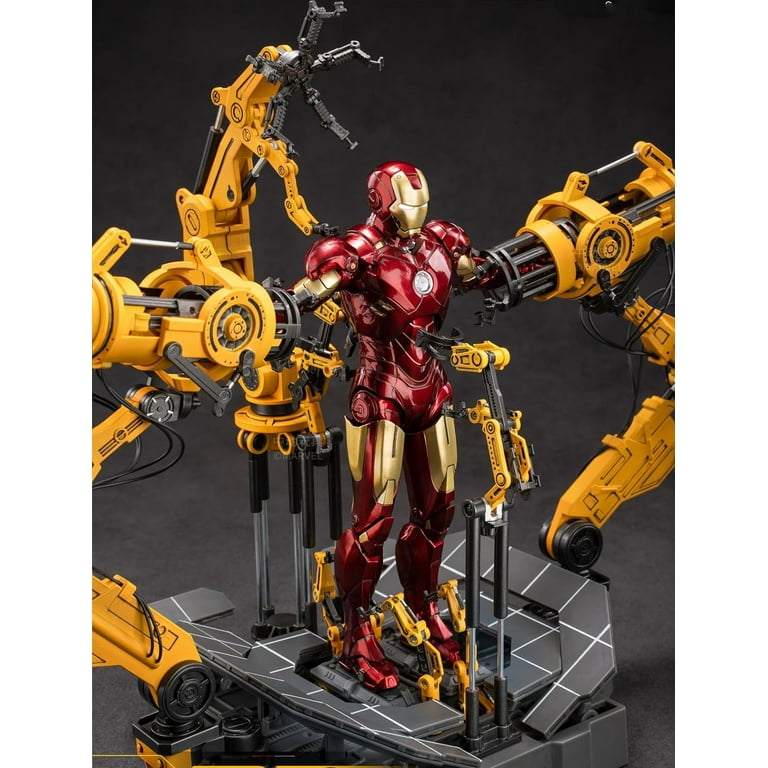 アイアンマンMk4 ZD TOYS Iron Man MK4 & Suit-Up Gantry Action figure Review