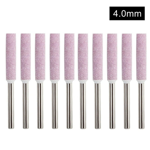 5/32" 7/32" Diamond Chainsaw Sharpener Burr Stone Round File 1/8" Shank Set 10pc