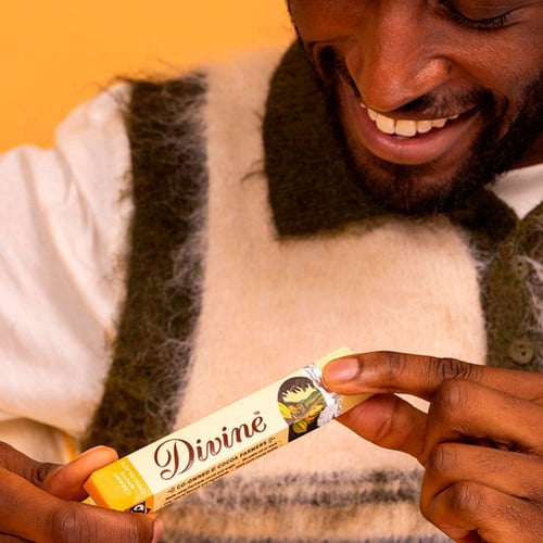 Divine White Chocolate Bar 35g, British Import (Pack of 3)