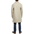 thumbnail image 2 of Theory mens  Twill Overcoat, m, Tan, 2 of 3