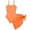 Orange, variant on YunPes Girls Swimsuit Cute Fashion Waist Cut out One Piece Bathing Suit with Solid Cover up Skirt Sarong Wraps Girls' Swimwear
