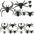 thumbnail image 1 of 70pcs Realistic Plastic Spiders Fake Spiders Toys Simulation Spiders for Halloween Party Decorations, 1 of 8