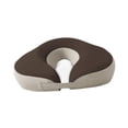 thumbnail image 3 of Almohada de masaje boca abajo para el hogar, almohada de masaje de salón de espuma viscoelástica transpirable Café, 3 of 8