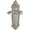Satin Nickel, variant on Grandeur 822875 Grande Victorian Solid Brass Rose Left Handed Single Dummy Door Lever -