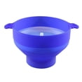 thumbnail image 3 of Recipiente de silicona para palomitas de maíz en microondas con tapa plegable de alta temperatura para vavajils - Azul Baoblaze Bol para hacer palomitas de maíz, 3 of 8