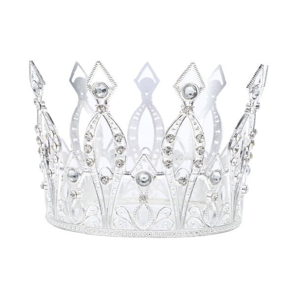 BESTOYARD Wedding Jewelry for Bride Silver Crown Headdress 1Pcs