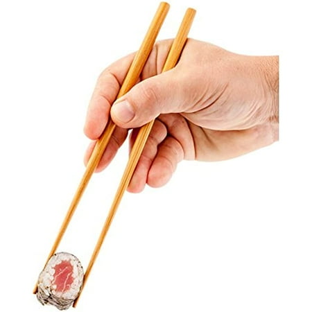 

9 Inch Bamboo Chopsticks 100 Disposable Wooden Chopsticks - Modern Style Non Slip Natural Bamboo Eco Friendly Chopsticks Smooth For Sushi - Restaurantware