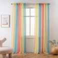 thumbnail image 1 of Cortina transparente Yancorp Unicorn Ombre 132 x 213 cm, 1 of 7