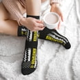 thumbnail image 7 of Athletic Socks 911 Dispatcher Thin Gold Line Flag Sport Running Calf Socks Crew Socks for Men Women, 7 of 7