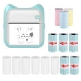 thumbnail image 1 of Graflsoa Compact Bluetooth Thermal Printer A31 - Portable Mini Printer for Photos, Labels, Notes & Lists, Includes 14 Rolls of Thermal Paper, Built-in Battery, 203DPI, Blue, 1 of 7