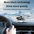 thumbnail image 3 of Pebbuoy Solar Powered Fighter Airplane Car Air Freshener Creative Shape Auto Essential Oil Diffuser Car Ornament, 3 of 7