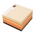 thumbnail image 1 of Bloc-notes 3D, Lumière Artistique 3D Papier Sculpture Bloc-Notes Forme Pyramidale pour le Bureau pour Prendre Note, 1 of 8