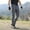 #213-Gray, variant on Handshe Men's Elastic Waist Cargo Hiking Pants with Multiple Pockets Quick-Dry Outdoor Sports Training,Plus Size