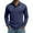 105#Dark Blue, variant on Men's Long Sleeve Polo Shirts Casual Button T-Shirts with Pocket Basic Lightweight Collared Golf Shirt Army Green S