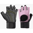 thumbnail image 1 of Guantes Xtellar Gym Pesas Deportivos Muñequeras Mujer Hombre Color Rosa S, 1 of 2