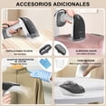 thumbnail image 4 of 300ml Vaporizador para Ropa,2 en 1 2000W Alta Potencia Planchas de Vapor para Ropa,Vaporizador de Mano para Planchar y Eliminar Arrugas,con Placa de Cer&aacute;mica de Calentamiento R&aacute;p, 4 of 7