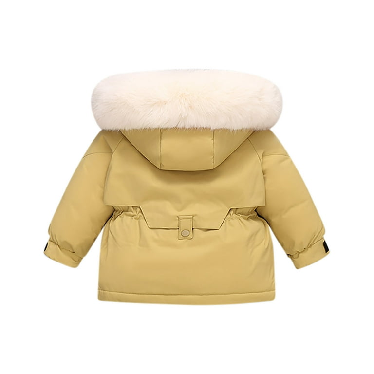 guisaled Infant Snowsuit Girl 2pcs Winter Puffer Jackets and Snow