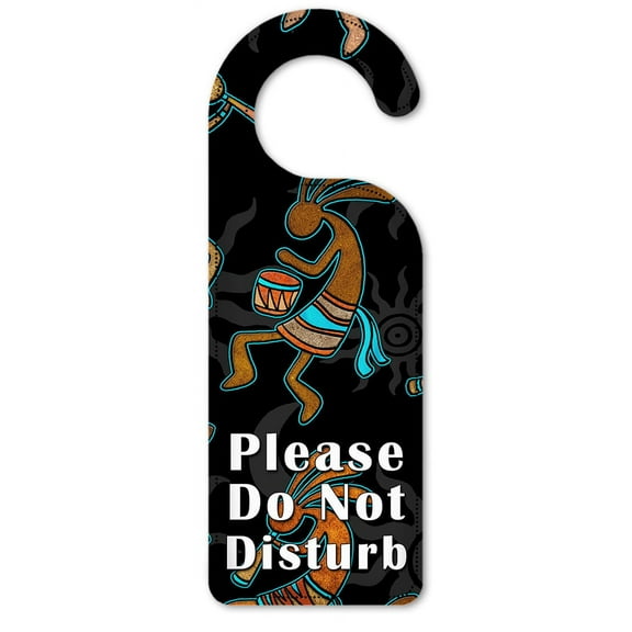 Do Not Disturb Door Knob Hanger Sign - Kokopelli - Image by Dan Morris