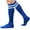 Blue, variant on PMVFHDE Men's Striped Football Long Socks, Blue Knee-High Socks for Outdoor Sports like Basketball and Baseball, Comfortable for Sports, Durable Material Blue