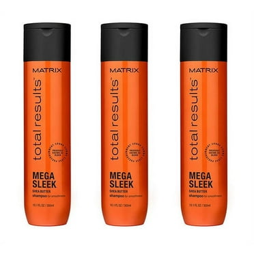 Matrix Total Results Mega Sleek Shampoo, 10.1oz (Pack of 3)