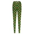 thumbnail image 4 of Leggings Navideños Para Mujer Leggings Con Forro Polar Moda Casual Impreso Span Cintura Alta Mantener Caliente Pantalones de Cuerpo Entero Odeerbi  ODB195814, 4 of 6