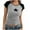 Black, variant on Going out Tops for Women Colorblock Short Sleeve Star T Shirts Crew Neck Slim Fitted Basic Tee Casual Cropped Streetwear