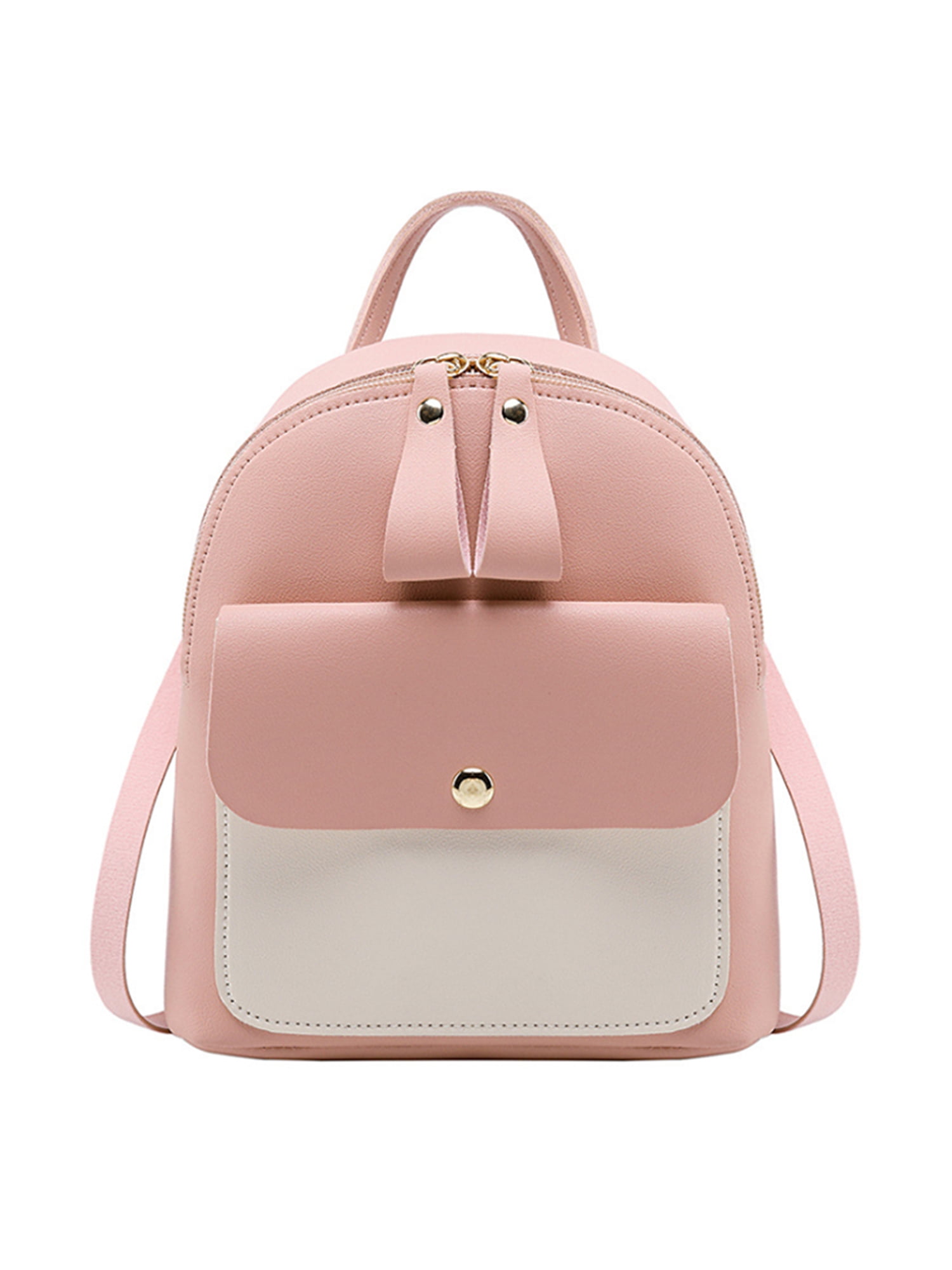 small pink rucksack