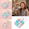 thumbnail image 4 of Keyboard Fidget Toy Keychain, 9-in-1 Keyboard Decompression Button Finger Clicker Stress Relief Fidget Toy Gift, 4 of 8