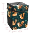 thumbnail image 5 of Squirrel Car Trash Can Mini Trash Can, Foldable with Lid, Leak-Proof, Hanging Storage Bag, 5 of 6