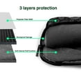 thumbnail image 5 of ZICANCN Laptop Case 15.6 inch, Paisley Black Abstract Aesthetic Work Shoulder Messenger Business Bag for Women and Men, 5 of 7