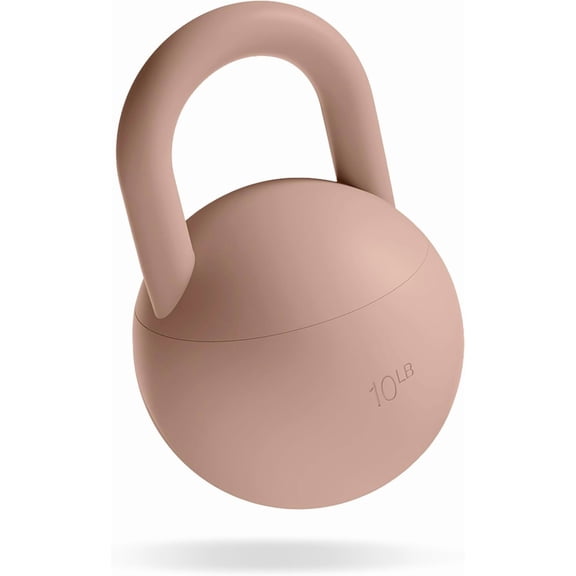 Bala Kettleball, Soft Kettlebell for Women, Strength & Core Training Equipment for Home Gym Workouts, Anti-Slip Grip Exercise Weights with Cushioned Impact-Resistant Base, 10lb, Sand