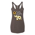 thumbnail image 2 of In A World Where You Can Be Anything Be Kind Inspirational/Christian Tri-Blend Racerback Tank Top, Brown, X-Large, 2 of 3